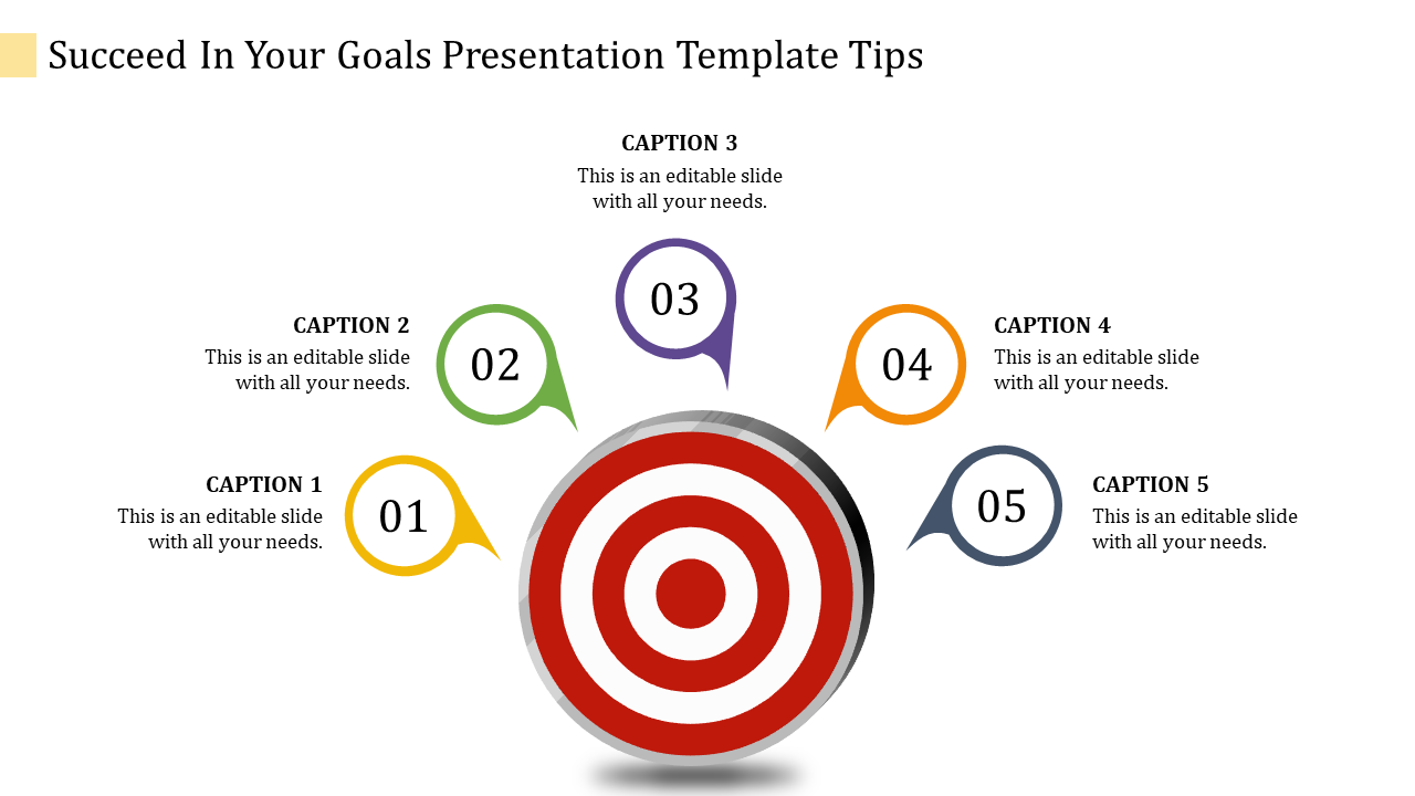 goals presentation template-Succeed in your goals presentation template tips